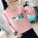 Mùa xuân năm 2021 mới cỡ lớn của phụ nữ áo khoác rộng rãi Hàn Quốc mùa xuân và mùa thu áo mỏng nữ áo len trong thủy triều - Áo len