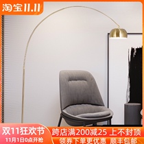 Nordic style floor lamp living room bedroom simple modern ins style creative fishing lamp floor lamp floor lamp minimalist light luxury