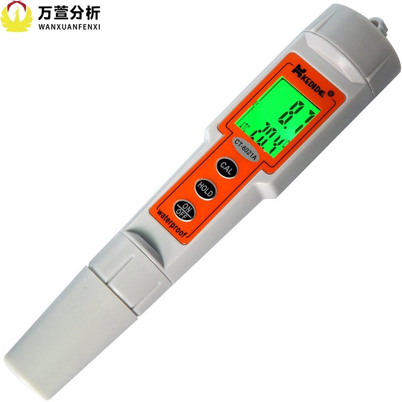 深圳制PH测试笔 带背光可分体式酸度计 Kedida CT-6021A便携测量