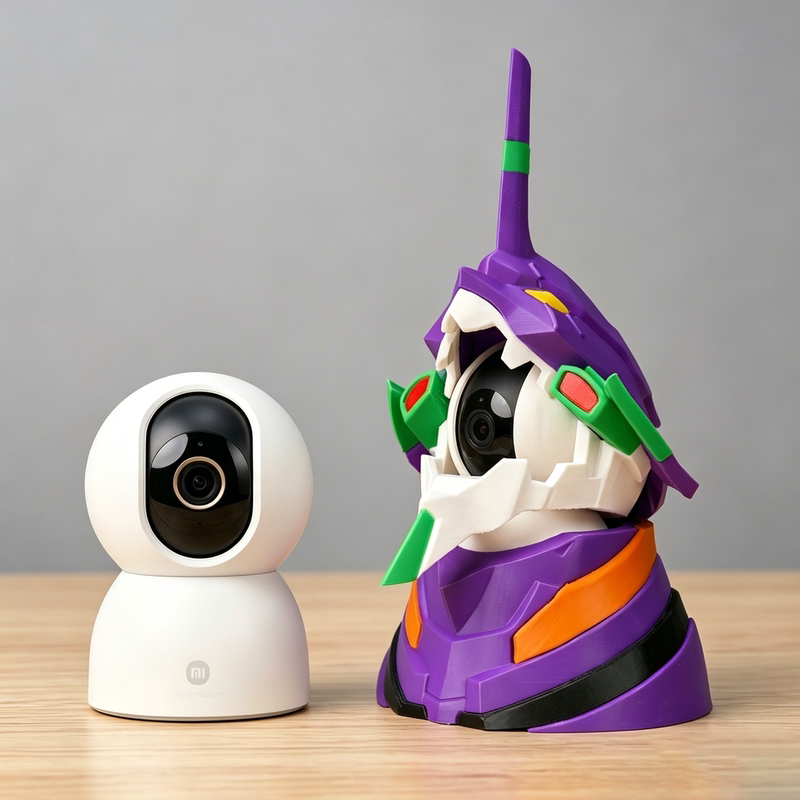 Unit 01 Xiaomi Camera Protective Case 3D Printed Anime Peripheral Desktop Ornament Gift Personalized Stand Unit 01 Xiaomi Camera Protective Case 3D Printed Anime Peripheral Desktop Ornament Gift Personalized Stand