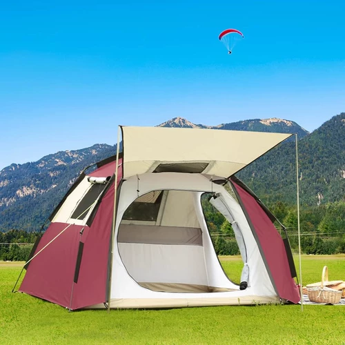 广杰 Автоматическая дорожная портативная складная дышащая палатка для кемпинга, полностью автоматический