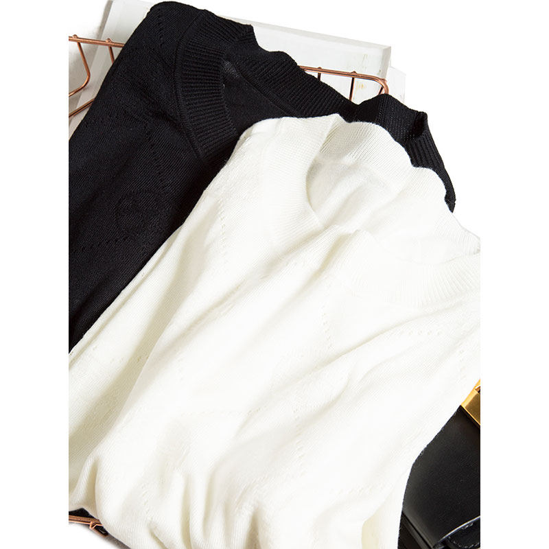 PUXU live streaming section 4 8 silk wool sweater