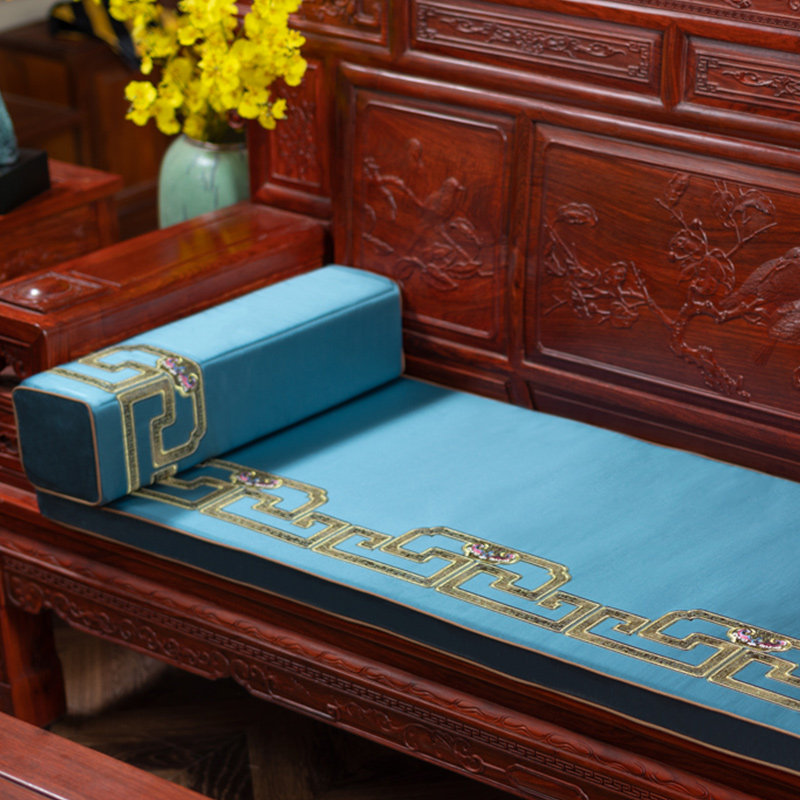 Chinese style cushion new Chinese mahogany sofa cushion YG14 classical furniture Arhat mattress non-slip cushion chair cushion customization