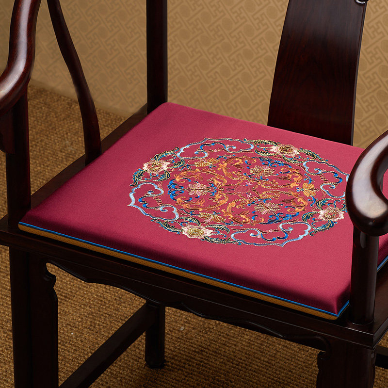 Chinese style chair cushion mahogany chair cushion YG01 sofa classical furniture circle chair official hat chair Taishi tea chair dining chair cushion