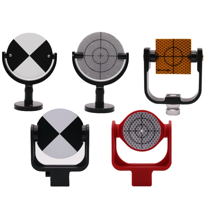 Total station reflector tablet magnetic chassis measurement target export measurement