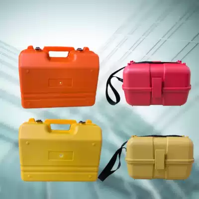 Total station theodolite level Prism set Base outer box Surveying and mapping instrument box Plastic box Measuring accessories