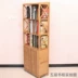 Bamboo tủ sách tủ sách với cửa tủ sách kệ tủ sách với ngăn kéo tủ khóa học linh hoạt vào lò vi sóng giá lò - Buồng tủ quần áo vải Buồng