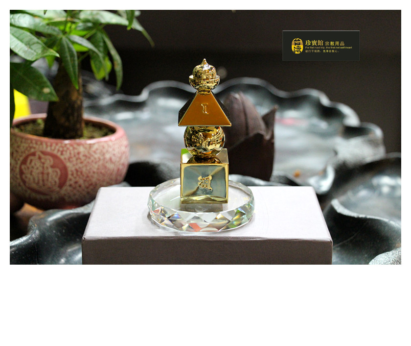 Pure copper plated titanium five-wheeled tower-Scheerita-Baober Inta-tournica by mantra Tower Five Lines Tower Five Thunder Tower