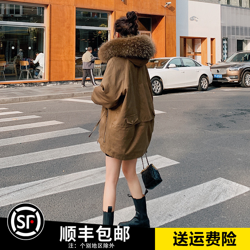 Workwear Park overcomes new female 2022 blast thick winter plus thick coat Korean senior fried street down cotton clothes