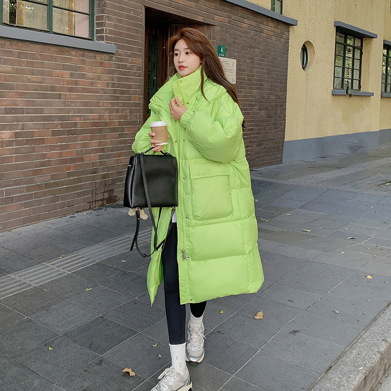 Unique and Super Stylish Fruit Green down Jacket for Women, Winter 2026 New Model, High-End Feel, Over-The-Knee Mid-Length Warm Coat Unique and Super Stylish Fruit Green down Jacket for Women, Winter 2026 New Model, High-End Feel, Over-The-Knee Mid-Length Warm Coat