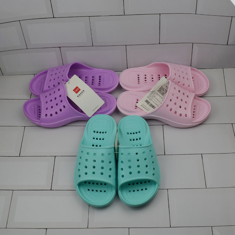 Special price South Korea summer environmental protection tasteless lightweight slippers couple bathroom slippers thick-soled non-slip slippers