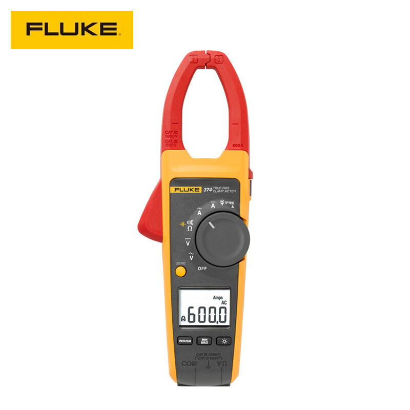 福禄克(FLUKE)钳形表F374/F373/F374FC/375FC/376FC交直流钳形表