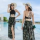 Bộ đồ bơi nữ 2019 bikini mới ba mảnh siêu mẫu khoe ngực siêu mỏng và che bụng gợi cảm khoe ngực nhỏ trong suối nước nóng - Bikinis