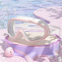 Прозрачная розово-белая сумка