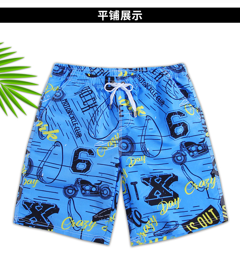 Bãi biển quần người đàn ông lỏng nhanh khô quần short boxer mùa hè năm điểm kích thước lớn bơi thường trunks kỳ nghỉ bên bờ biển hoa quần thủy triều quần áo đi biển nữ