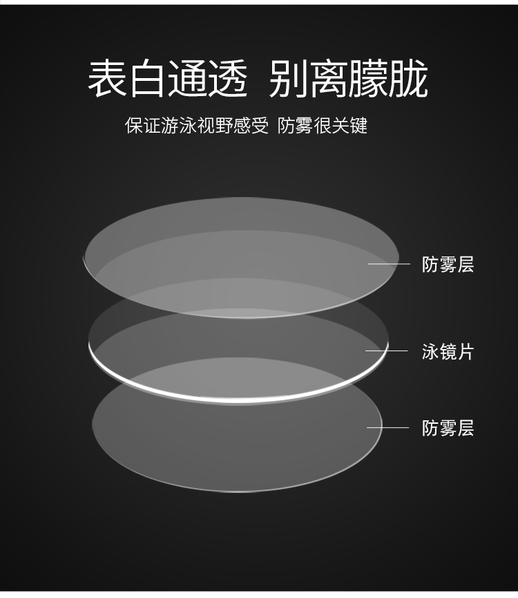 Bạn bơi kính cận thị kính râm HD chống sương mù nam và nữ người lớn ánh sáng phẳng khung kính lớn thiết bị kính bơi kính bơi adidas