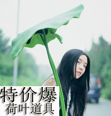 Festival performance props simulation fake lotus leaf lotus pool decoration dance performance photography props plastic fake water lily