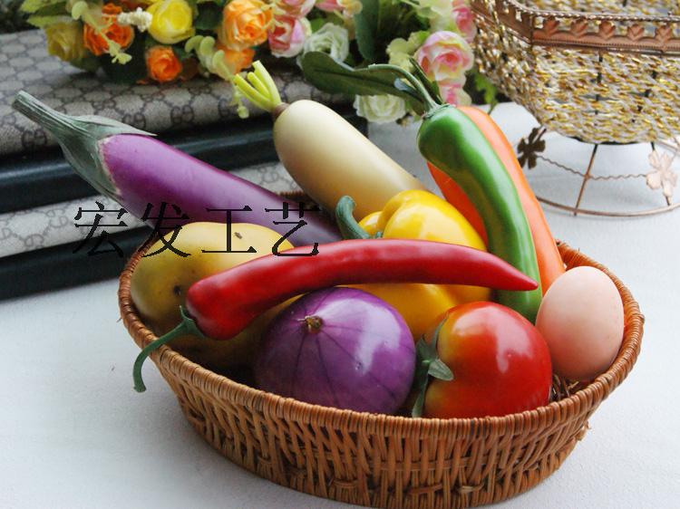 Emulated fruit vegetable package with matching suit campus Early teaching overall cupboard shop furnishing food model