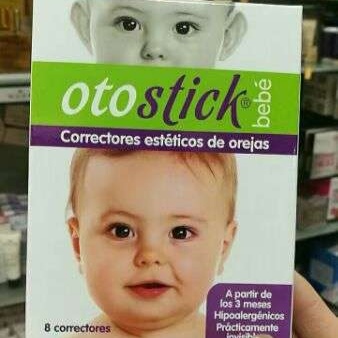 otostick ear patches to improve the flappy ears Infants and toddlers For babies over three months with a box of 8 tablets