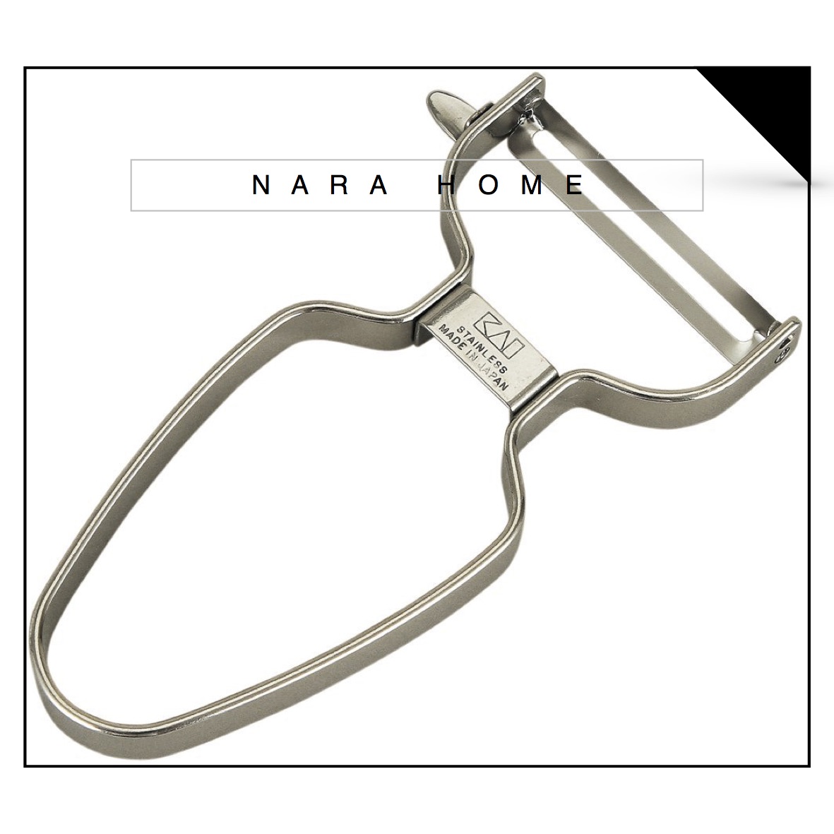 Spot Japan imported Beiyin KAI scraper DH-7163 stainless steel multi-function melon and fruit peeler