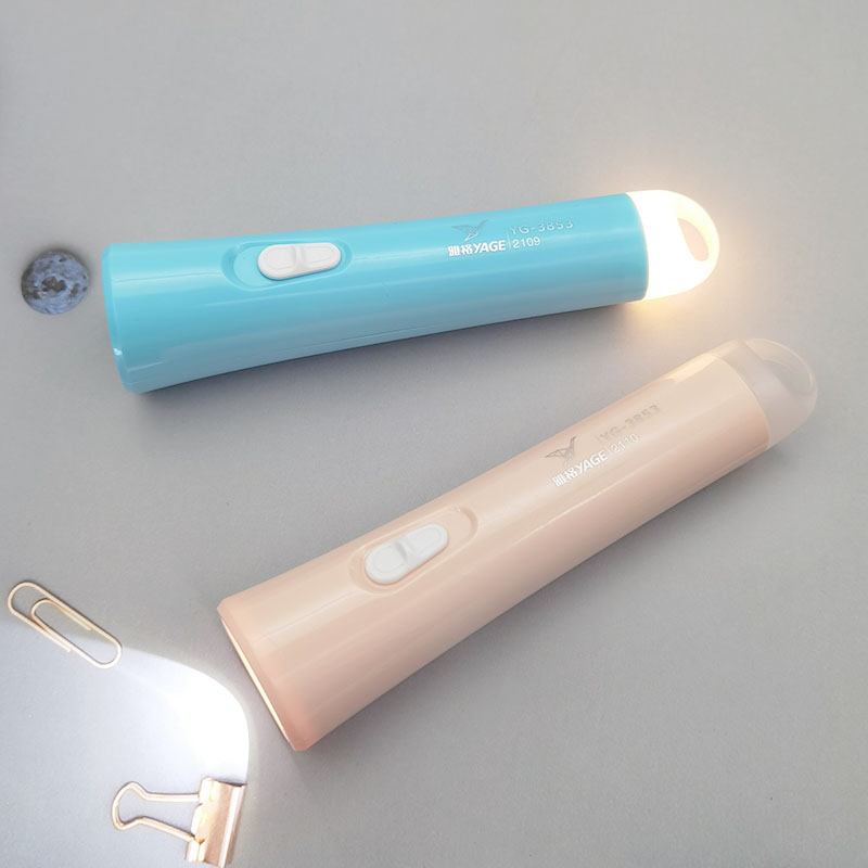 Jager Strong Light Outdoor Flashlight Home Convenient Outdoor Lighting Rear nightlight Small Flashlight for Student Dormitory