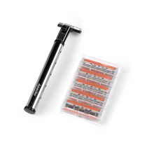 Apache shaving razor manual Apache 3-layer old-fashioned shaving razor frame men's 4 head