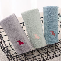 Small square towels small marveline color square towels embroidered Egyptian long suede cotton square towels thickened wash face towels