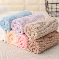Long suede cotton wool ring small towel combed cotton square towel absorbent rubbing face towel 35 * 35
