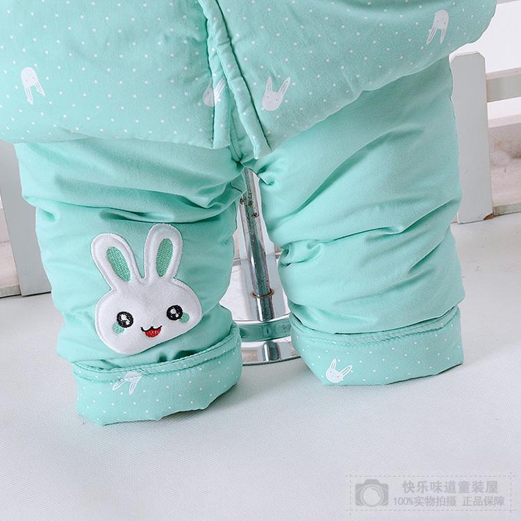 Quần áo trẻ em cho bé gái bộ đồ mùa đông dày cộng với nhung Quần áo trẻ em bằng vải cotton cho bé quần áo 0-1-2-3 tuổi ao so sinh be trai