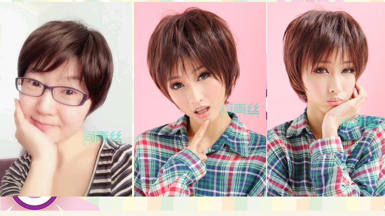 Perruque SANKINS    cheveux raides Court - Ref 2608733 Image 28