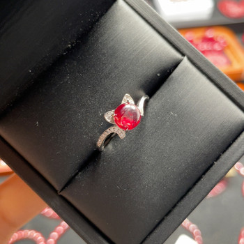 Soft ruby ring
