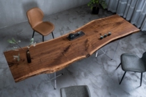H222 North American black walnuts full board modern minimalist desk table tea table 260 65 65 68 69 * 6 5