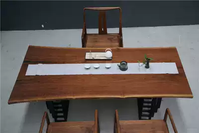 American black walnut Big Board solid wood log simple high-end table tea table desk 201-89-88-102-4