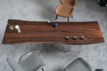 H590 North American black walnuts full board modern minimalist tea table table desk 190 * 57 * 57 * 65 * 5 5
