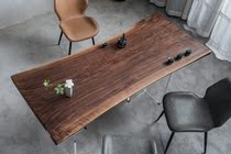 H600 North American Black Walnuts Full Board Modern Minimalist Tea Table Table Desk O 180 * 80 * 69 * 80 * 6