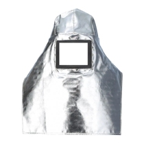 Aluminum Foil High Temperature Resistant Mask Head Hood Heat Radiation Splash Insulation Cap Boiler Burns Welding Smelting Theorizer Special Protective Cap