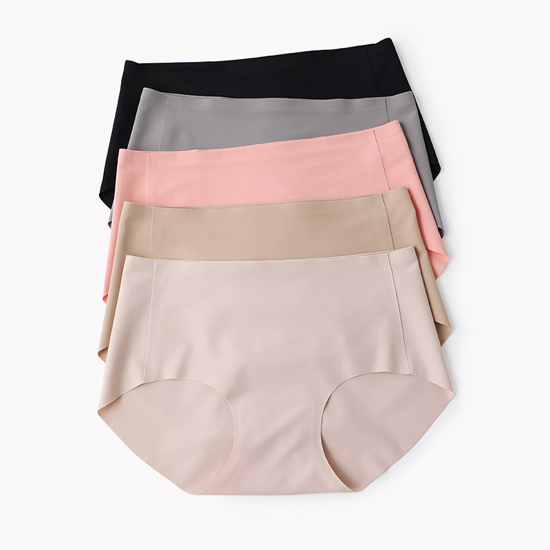 Spring Summer slim fit One-piece Seamless Pants Invisible Shorts Breathable Ati Hip Low Waist Cotton Crotch Triangle Pants Woman