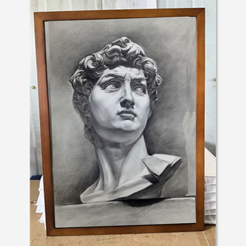 Premium Pure Solid Wood Picture Frame, Natural Wood Frame, Empty Frame for Mounting, Suitable for 842, 1K, 2K, 1K, Full A1 Size, Simple Design for Book or Sketch