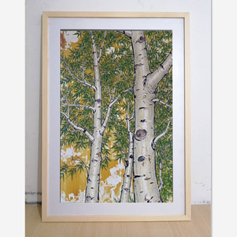 Premium Pure Solid Wood Picture Frame, Natural Wood Frame, Empty Frame for Mounting, Suitable for 842, 1K, 2K, 1K, Full A1 Size, Simple Design for Book or Sketch