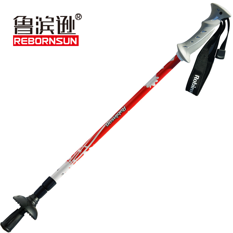 Robinson trekking cực carbon khóa kính thiên văn mía ngoài trời ba trekking cực mía gậy leo núi