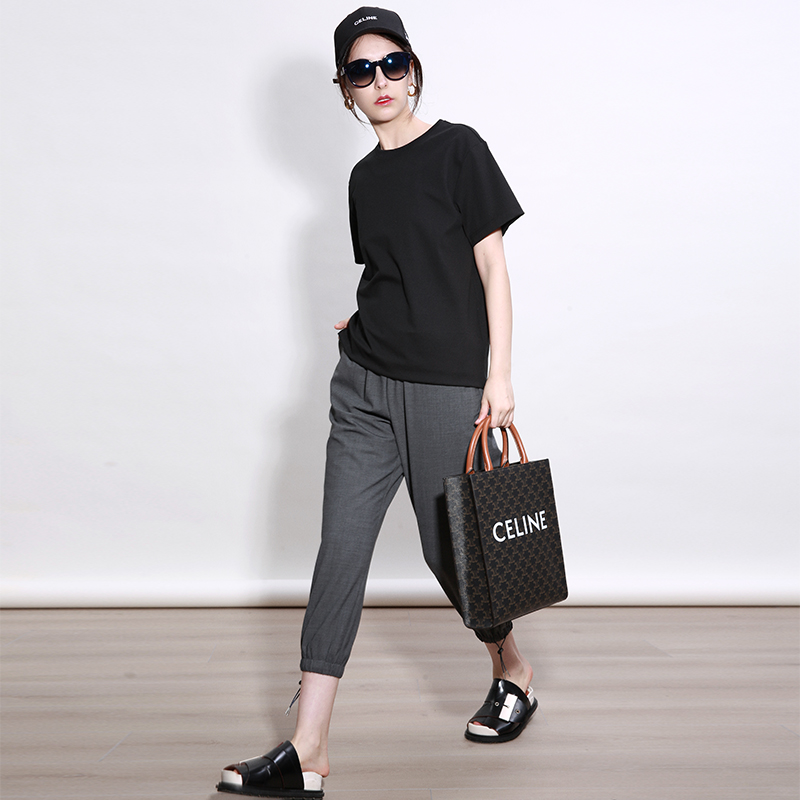 NZ Commute 100 Hitch Super Slim Vinty Pants Fine Spinning Wool Loose 90% Close-up Smoke Pipe Pants Women Casual Pants Workwear Pants