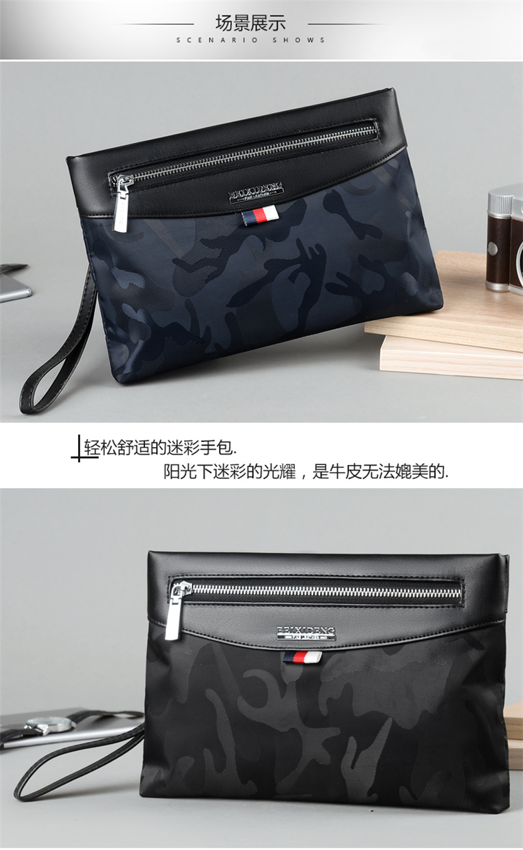 Túi xách bình thường nam vải ly hợp túi Oxford quay phong bì túi thư mục nhỏ kinh doanh nylon công suất lớn ly hợp túi thủy triều - Túi của con người túi charles & keith