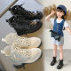 Girls hole shoes Martin boots sandals spring and autumn hollow Roman shoes British style princess shoes children's performance shoes