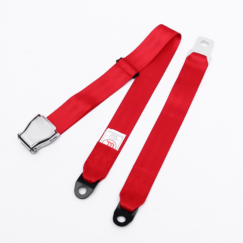 Two-point seat belt aircraft lock buckle belt aviation buckle belt traction bed accessories amusement facilities safety buckle
