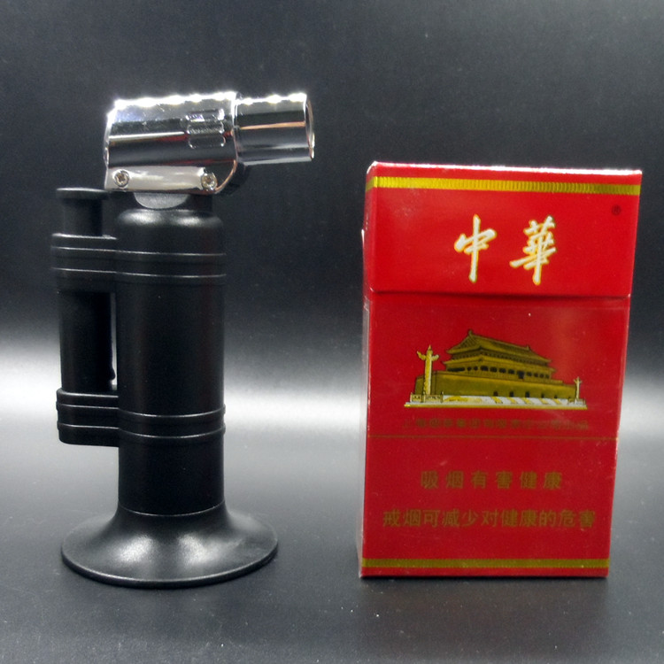 Thẳng vào súng phun nhẹ hơn hàn nhỏ ngọn đuốc igniter blowtorch điểm cigar hương moxibustion chế biến đồ trang sức đường nghệ thuật