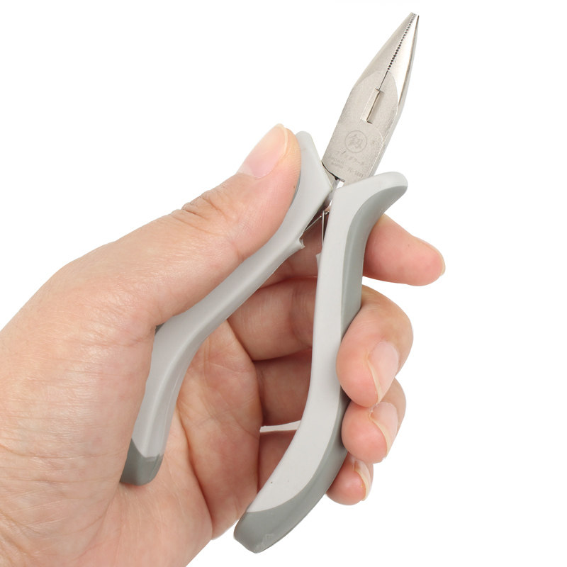 Japan Fukuoka pointed mouth pliers Mini tip type small pliers 5 inch multifunction hand DIY sharp mouth electronic exfoliating pliers