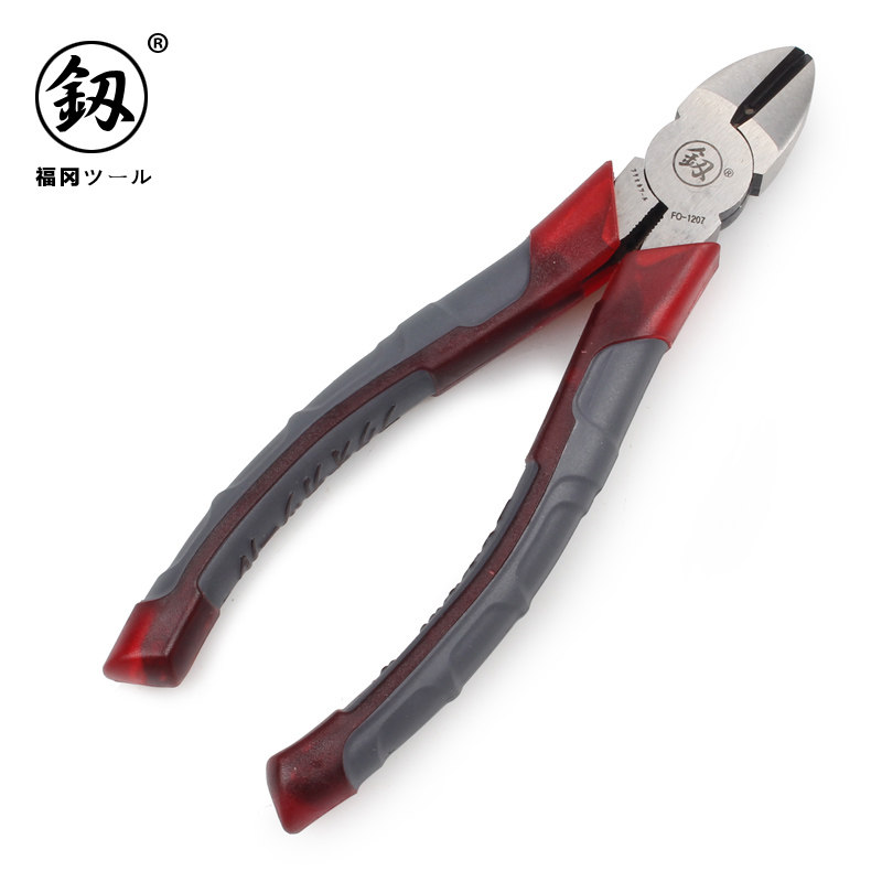 Fukuoka, Japan oblique mouth pliers 6 inch oblique mouth pliers labor-saving multi-functional wire cutting stripping pliers partial mouth pliers industrial grade