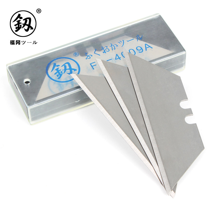 Japan Fukuoka Merko Knife Sheet Wallpaper Blade T Blade Trapezoidal Blade SK5 Material 2 boxed thickened
