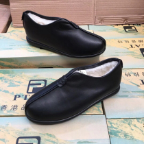 Withdrawal Cabinet Old Beijing Leather Cotton Shoes Middle Aged Mom And Dad Same Winter Warm Genuine Leather Wool Non-slip Fur Integrated