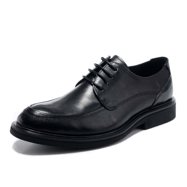 Foreign trade men's leather shoes formal men's shoes leather spring new British business Derby shoes moccasins wedding shoes